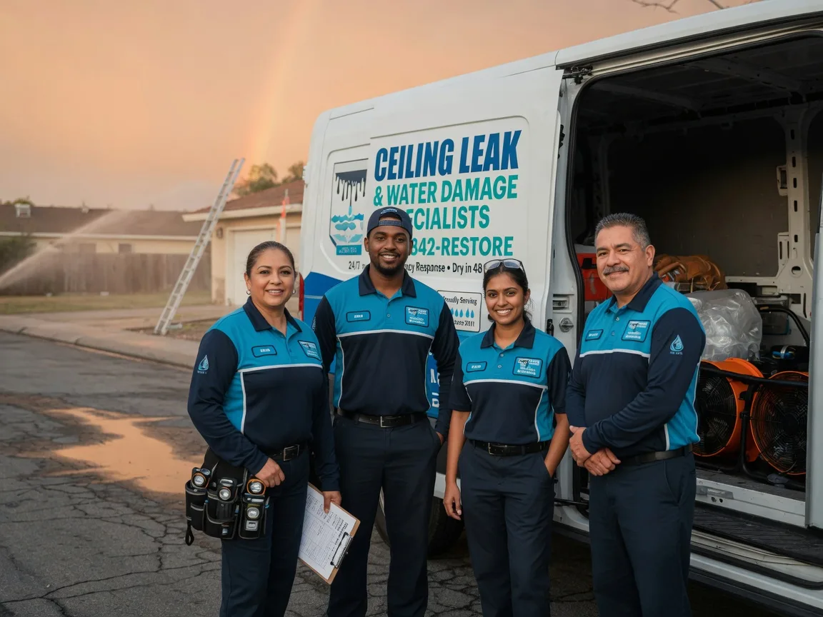 Ceiling Leak Cleanup company in Bannock, OH