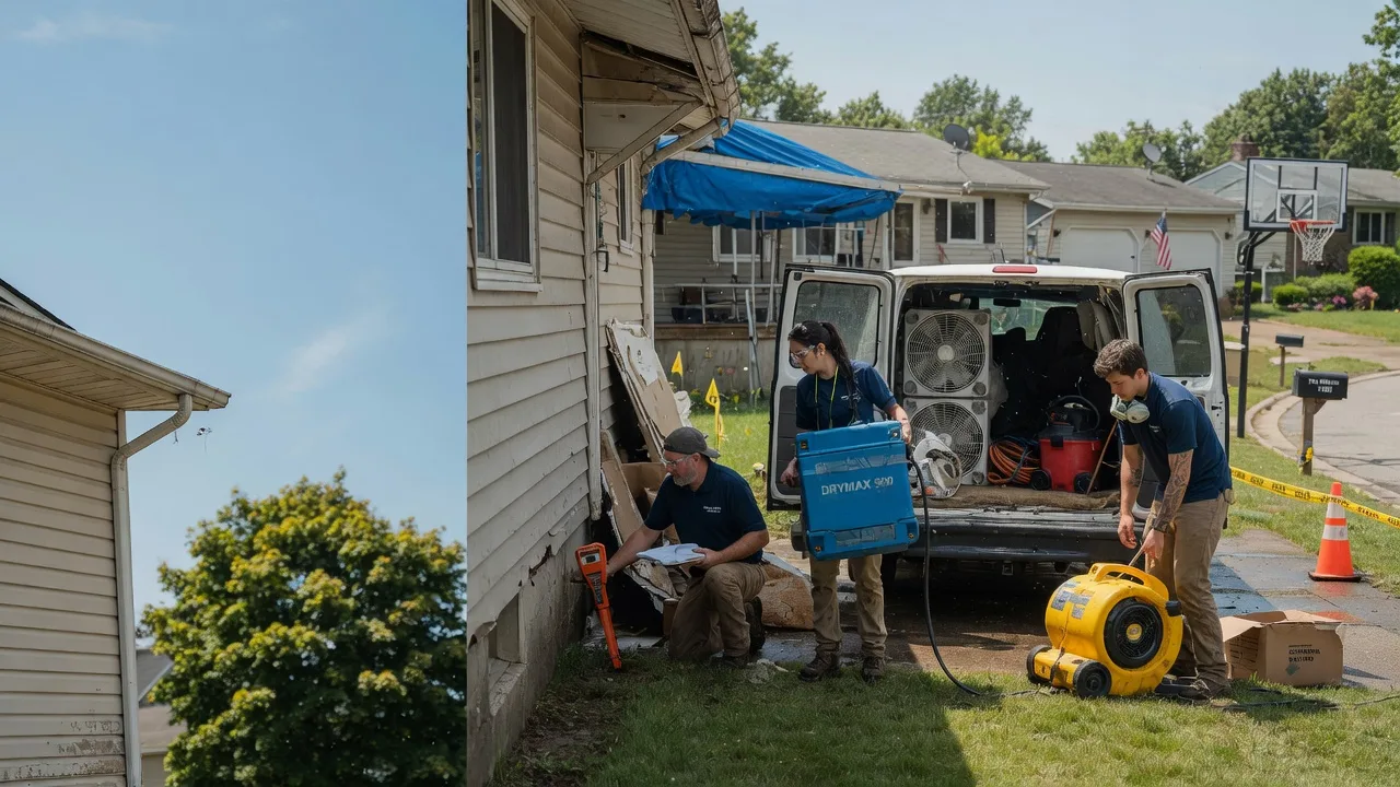 Ceiling Leak Cleanup in Bannock, OH near me
